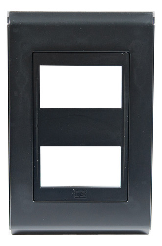 Placa 4x2 2 Posicoes Refinatto Weg Preto