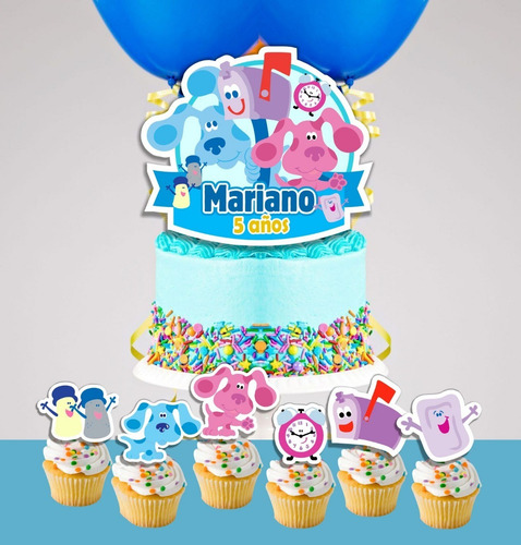 Kit De Fiesta Masha Y Oso Topper Torta Y Cupcakes