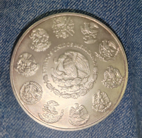 Onza Plata Libertad Ley .999 Año 2010 (Usado)