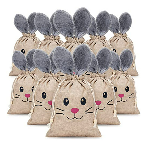 Bolsas Conejo Pascua 10 Uds Compatible Con Pascua Coqueta