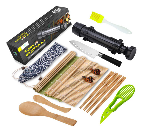 Fungyand Kit Todo En Uno Para Hacer Sushi Con Accesorios