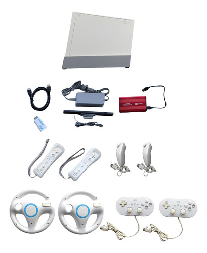 Nintendo Wii Máxima Cantidad De Accesorios Y Control Motion
