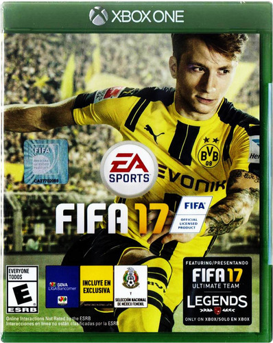 Fifa 17 Juego Disco Fisico  Xbox One Original En Karzov