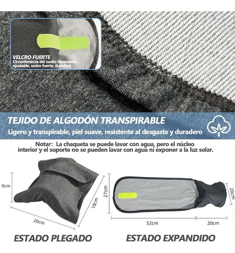 Travesseiro De Pescoço Com Espuma Viscoelástica De Viagem