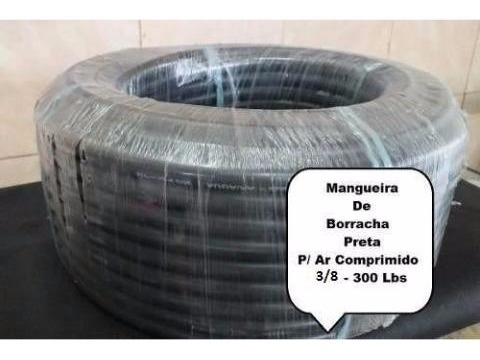 Mangueira Borracha - Ar/água 3/8 - 300 Lbs 25 Metros T-70522