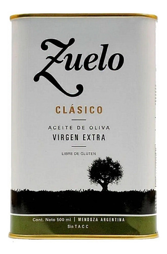 Aceite De Oliva Zuelo Clasico 500cc - Flia Zuccardi 