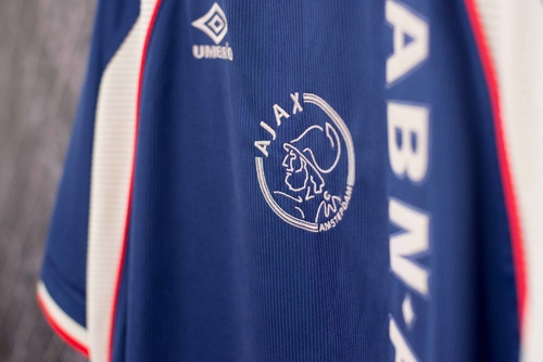 Ajax Hol 1998 Umbro Uniforme 3 Número 11 Tamanho Gg
