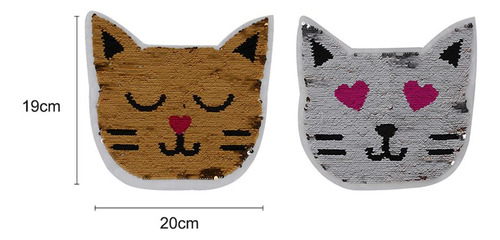 De Gato Con Lentejuelas, Transferencia Termoadhesiva, , Para
