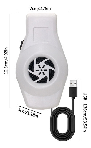 Ventilador Enfriador De Pecera Usb Fish Tank Cooler Anti Rus