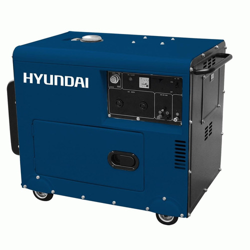 Generador Hyundai Diesel Insonorizado Monofásico 8 Kva
