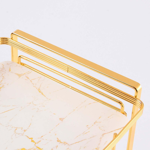 1pc Organizador Cosmético Con Doble Estante, Balda C