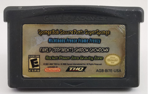 Nickelodeon 4 Games On One Game Pak Gba Nintendo R G Gallery