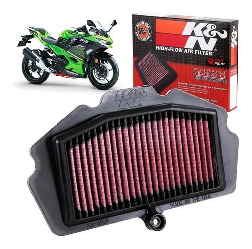 Filtro Aire K&n Kawasaki Ninja 400 - Z400 Mk Motos