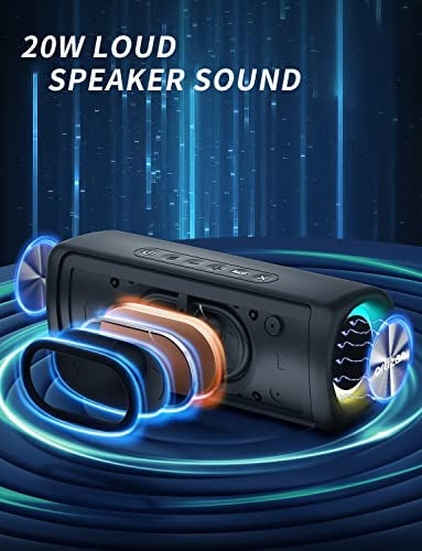 Ortizan M9 Extra Bass Altavoz Portátil Inalámbrico Potente