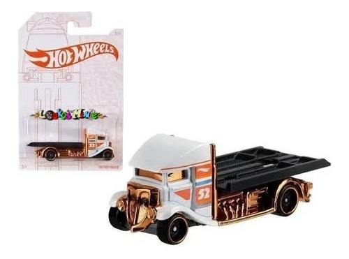 Hot Wheels Fast-bed Hauler 2020 Pearl And Chrome 3/6 Lacrado