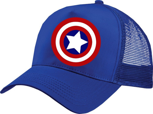 Gorra Capitán América Niños Y Adultos