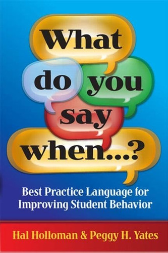 Libro: What Do You Say When...? Best Practice Language For