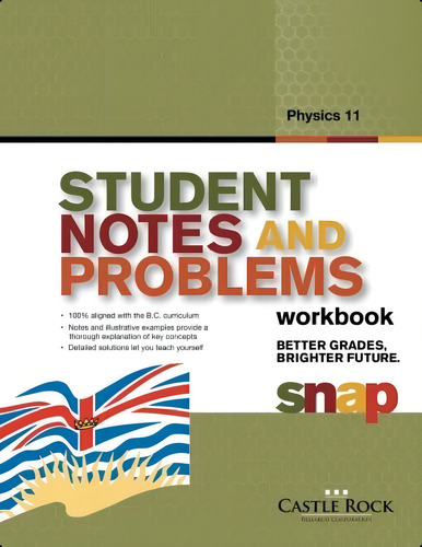 Snap Physics 11 Bc: Student Notes And Problems, De Rao, Gautam. Editorial Oem, Tapa Blanda En Inglés