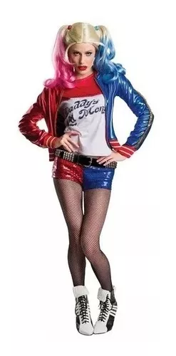tugurio Contaminar otro Disfraz Harley Quinn Adulta Adolescente Cosplay Halloween