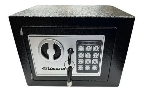 Imagen 2 de 4 de Caja Fuerte Seguridad Digital 230mm Lusqtoff Teclado 2 Llave