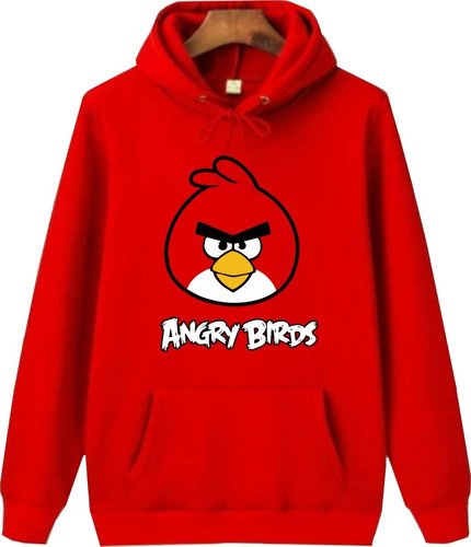 Buzo -saco -hoodie- Para Niños Y Adultos De Angry Birds 