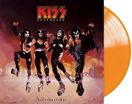 Kiss Destroyer Lp Vinilo Color Naranja Import.nuevo En Stock
