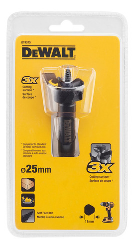 Broca Auto-perforante Para Madera 25mm Dewalt Dt4575-qz