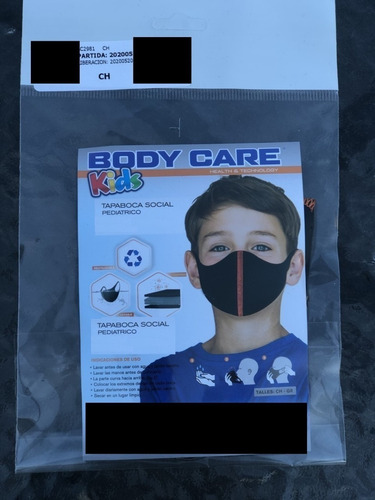 Imagen 3 de 6 de Barbijo Tapaboca Filtro Antipartículas - B O D Y C A R E -