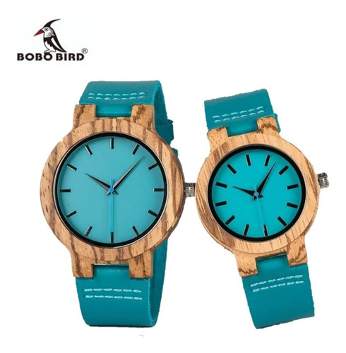 Set Reloj Bobo Bird De Madera Para Pareja