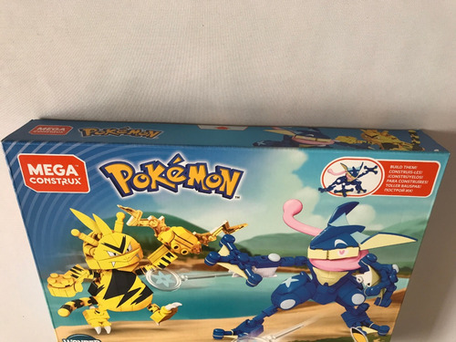 Greninja Vs Electabuzz Pokemon Mega Construx Gfv84 340pz 340 (Usado)