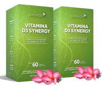 Comprar Kit 2 Caixas Vitamina Synergy Puravida D3 2000ui K2 Mk7