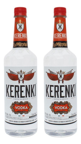 Pack De 2 Vodka Kerenki Pet 1 L