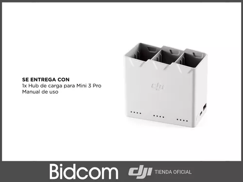 Hub De Carga De Batería Mini 3 Pro Para Dji Mini 3 Pro Drone Accesorio, Hub  De Carga Bidireccional Para Batería Dji, Carga 3 Baterías (baterías No  Incluidas)