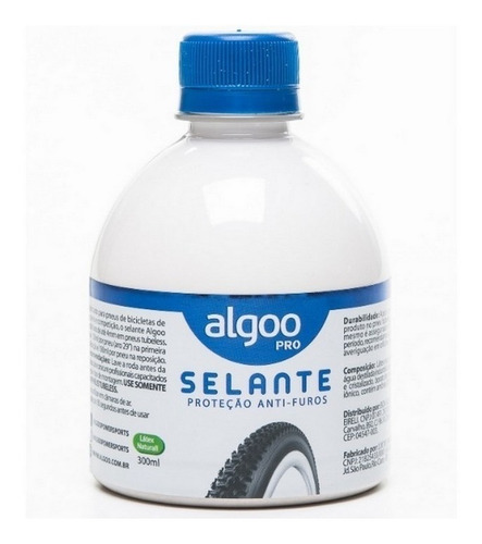 Selante Algoo P/ Pneu Tubeless - 300ml Aro 26  / 27,5  29 