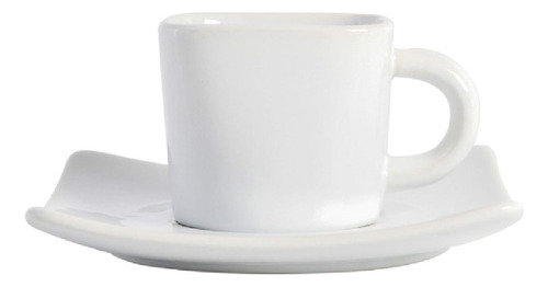 Jgo De Tazas Y Platos De Cerámica C/ Base De Metal Gibson Blanco Elite Gracious Dining