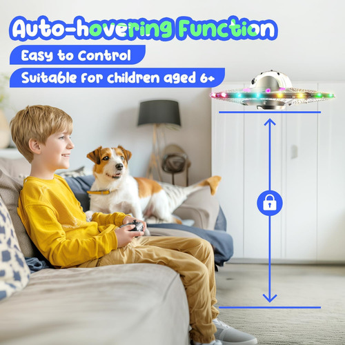 Holyfun Forma Drone Rc Ovni Para Niños Y Principiantes, ...