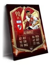 Comprar Carta Cuadro Julian Alvarez Tipo Fifa 28cmx18cm River