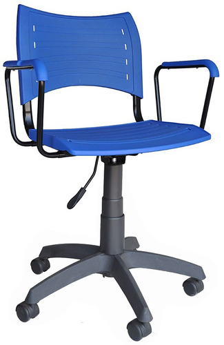 Cadeira Iso Plástica Giratória  Anatômica Com Braços