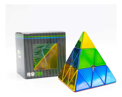 Cubo Pyraminx 3x3 Metálico Magnetico Sengso Nuevo