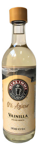 Jarabe Gialinni - Botella 750 Ml - Sabor Vainilla Sin Azúcar