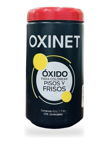 Oxido Para Pisos Rojo 1.5kg Oxinet