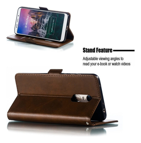 Funda Tipo Cartera For Xiaomi Redmi 5plus Y Premium I8