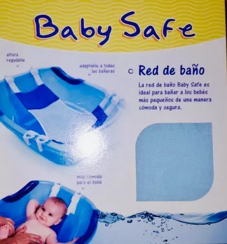 Bañera Bebe Plegable Mega Baby con Tapon y Patas Celeste