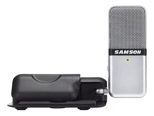 Micrófono Samson Go Mic Condensador Cardioide color silver