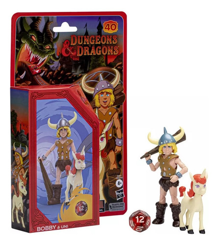 Figura De Acción Dungeons & Dragons Bobby Y Uni - Hasbro