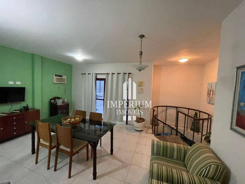 Imagem 4 de 30 de Cobertura Duplex Com 3 Dormitórios Para Alugar, 160 M² Por R$ 2.900/mês - Jardim Las Palmas - Guarujá/sp - Ad0005