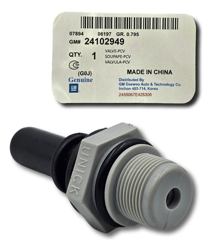 Valvula Pcv Chevrolet Aveo 18-22, Cavalier 18-22 Gm Original