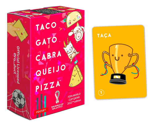 Taco Gato Cabra Queijo Jogo Carta Edição Fifa World Cup 2022