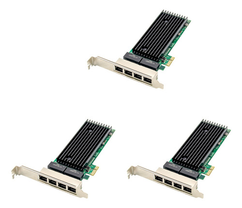 3 Servidores Pci-e Rj45 De 4 Puertos, 1 Chip Pcie X1 82576 1