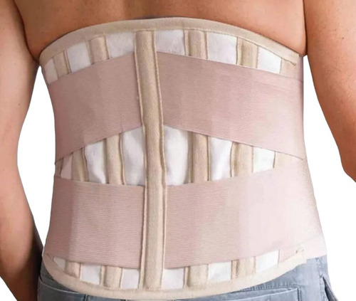 Faja Sacrolumbar Ballenada Corta Reforzada Con Triple Ajuste